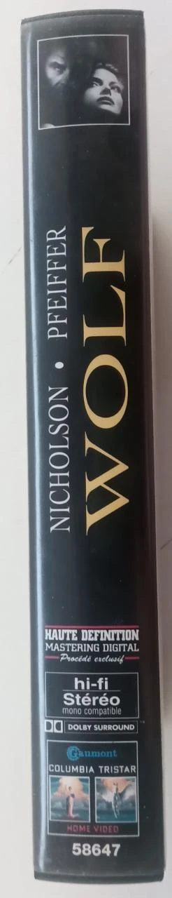 VHS Wolf – Jack Nicholson, Michelle Pfeiffer – photo 2
